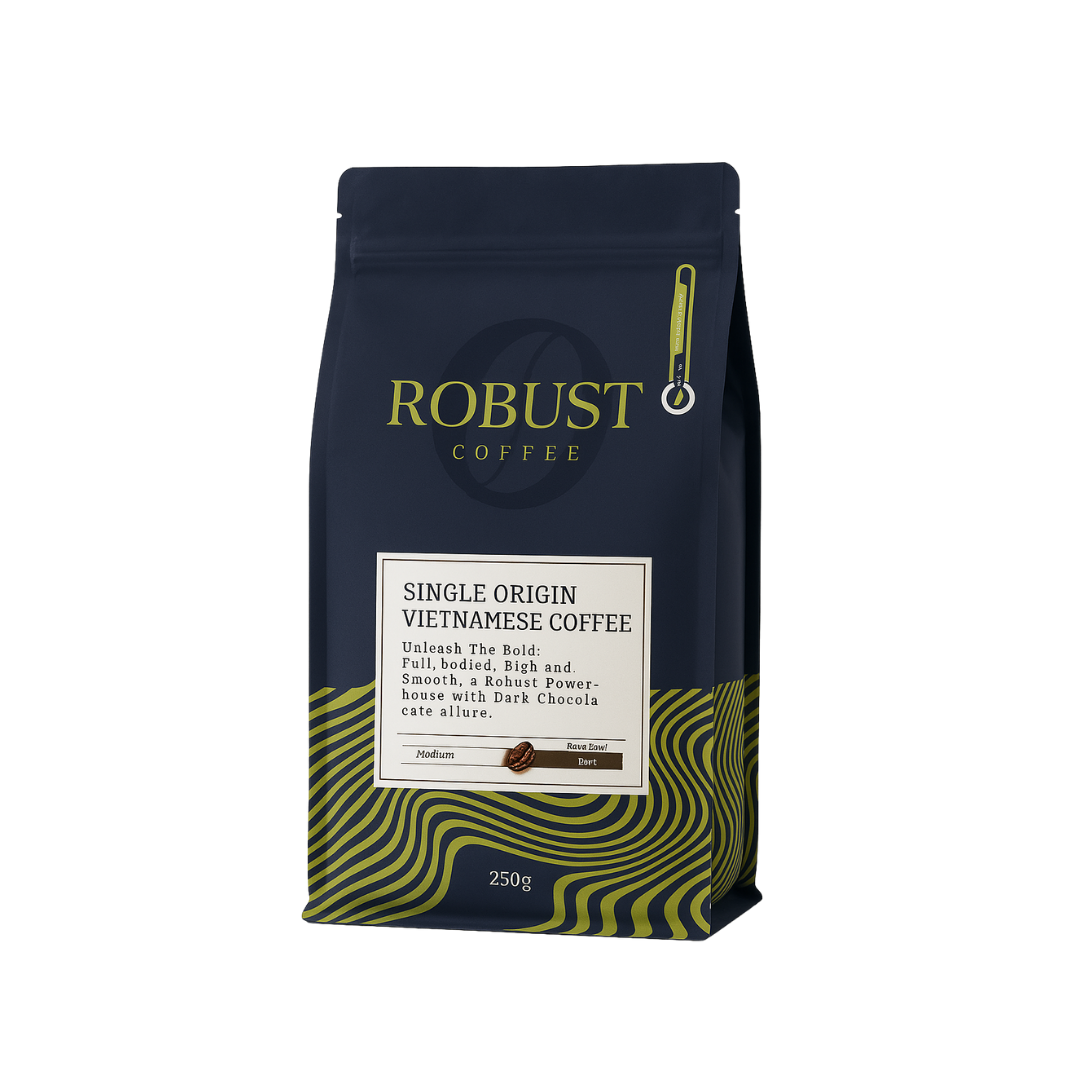 Unleash the Bold – Vietnamese Whole Beans 500g – Level 5 Caffeine