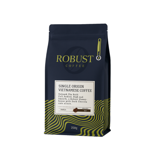 Unleash the Bold – Vietnamese Whole Beans / Ground Coffee 500g – Level 5 Caffeine