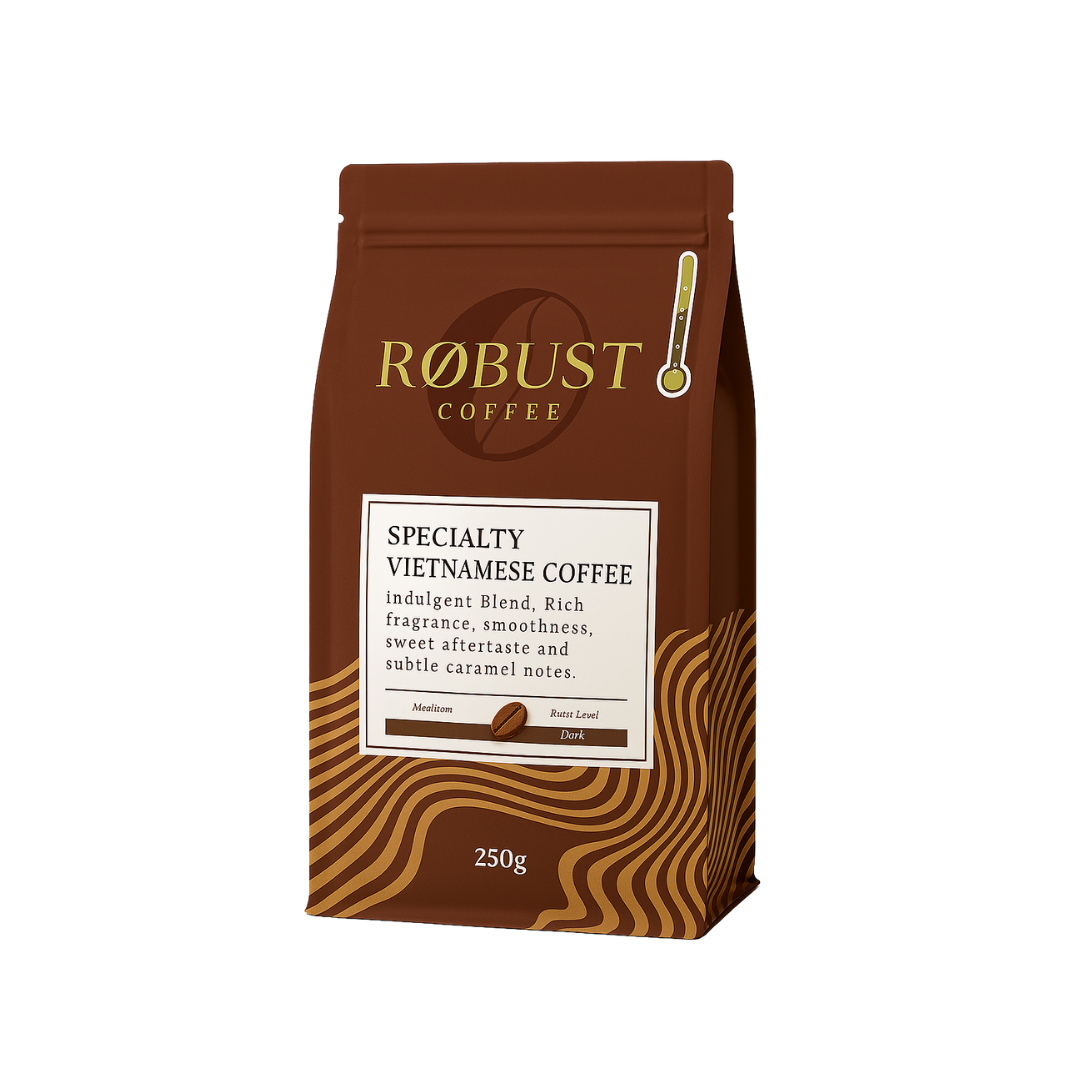 Indulgent Blend – Vietnamese Whole Beans / Ground Coffee 500g – Level 4 Caffeine